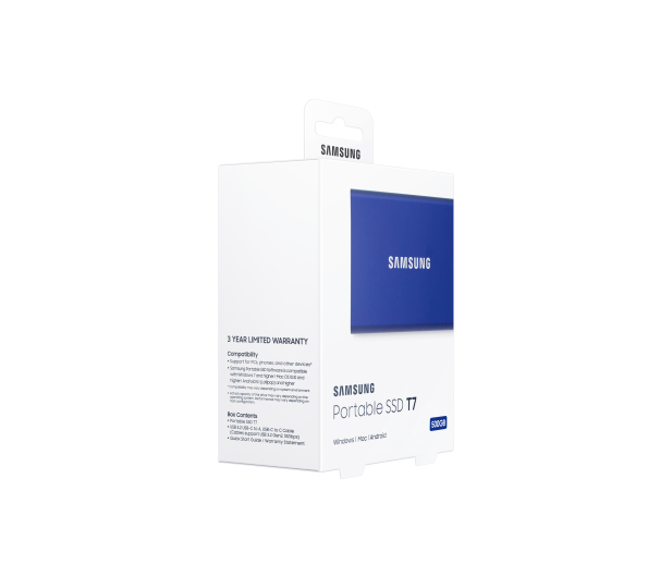 Samsung Portable SSD T7 500GB USB 3.2 Gen. 2 Niebieski - 562872 - zdjęcie 14